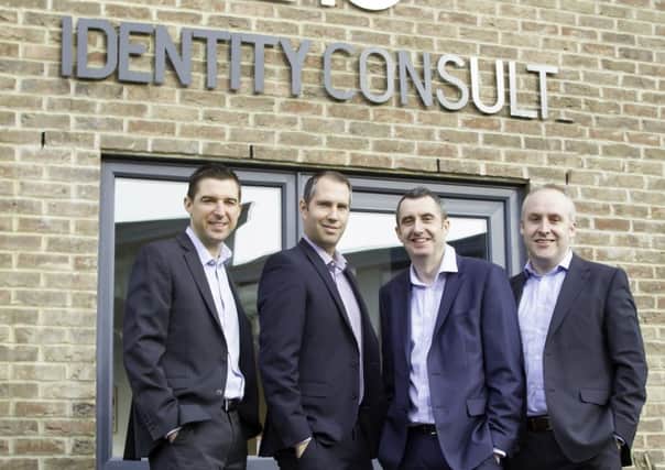 Identity Consult directors (from left) Pete Johnson, Mark Doherty, David Dent and Matthew Pendergast.