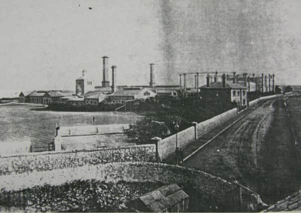 The Commercial Road gas works in Hendon.