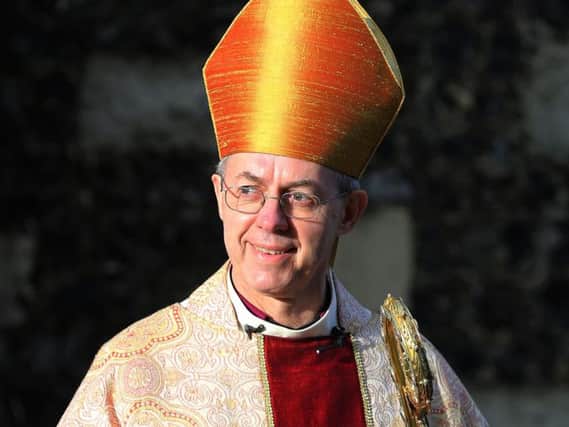 Justin Welby. Picture by PA.