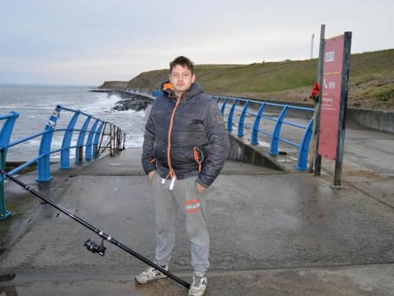 Hero: Michael Gelling jumped into action after a teenager was swept into the sea in Hendon