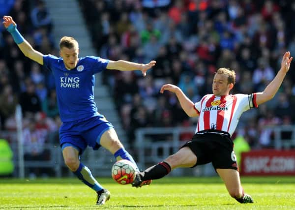 Jamie Vardy and Lee Cattermole