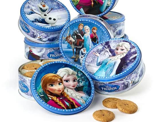 Disney Frozen choc chip cookies are among the affected products.