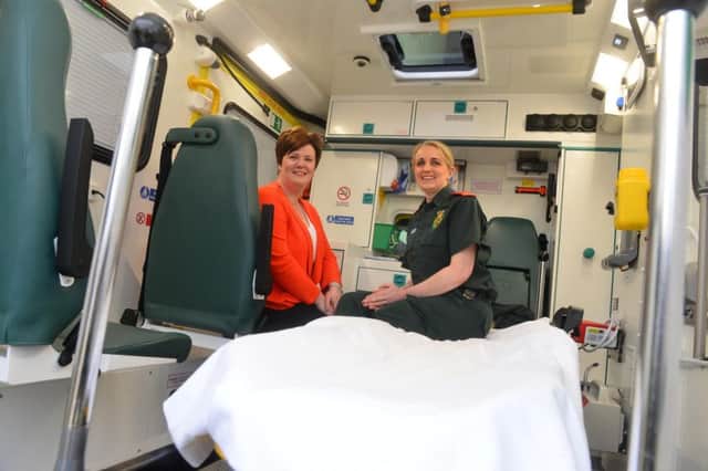 University of Sunderland in partnership with North East Ambulance Service to develop specialist paramedic programme.
From left programme leader Victoria Duff and paramedic Stacey Hilton.