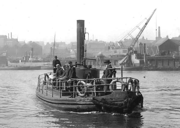 The Ferry leaving Manor Quay in early 1900s.