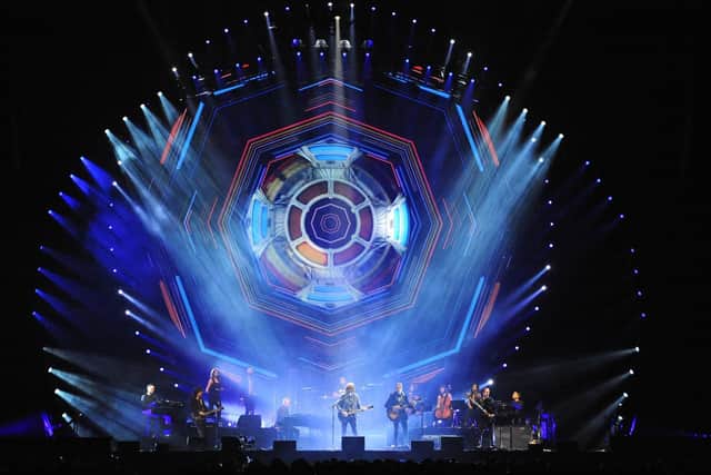 Out of the blue. Jeff Lynne's ELO at Newcastle's Metro Radio Arena. Photo: Carl Chambers.