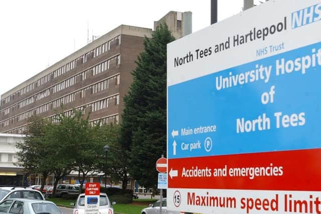 The University Hospital of North Tees, in Stockton.