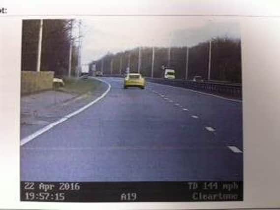 Porsche Cayman caught travelling 133mph down the A19 South.