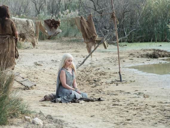Emilia Clarke as Daenerys Targaryen in Game of Thrones. Will you be tuning in to Season 6? Picture: HBO.