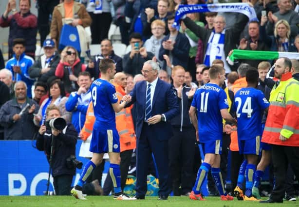 Leicester City and manager Claudio Ranieri