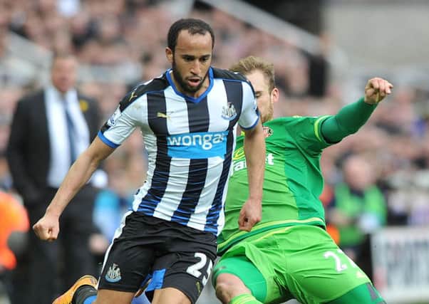 Newcastle winger Andros Townsend is gunning for victory against FA Cup finalists Palace