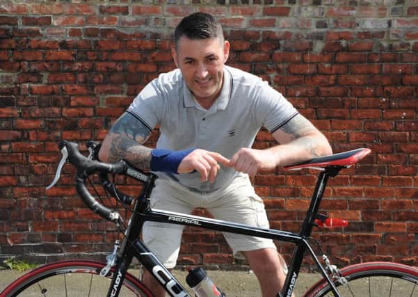 Injured cyclist Brian Davison would like to thank members of the public who came to his aid after being knocked off his bike on Front Street, East Boldon.