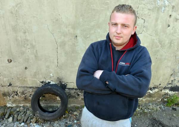 Michael Glover has seen his van hit by an arson attack