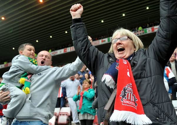 Sunderland fans are loud and proud!