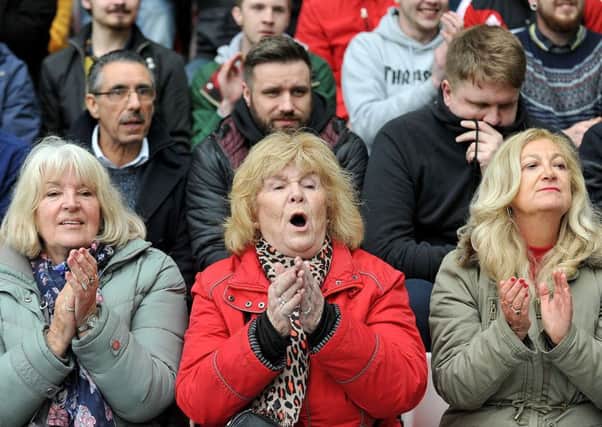 Supporters at the Stadium of Light