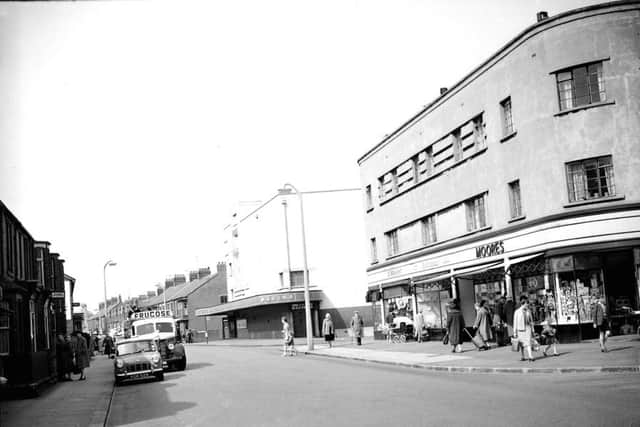 The Sea Road shops in May 1961