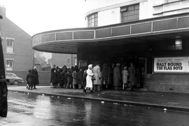 Long queues at The Marina in 1958