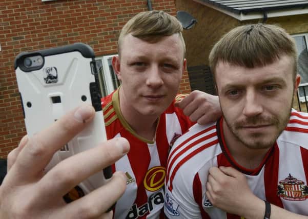 Brothers Alan and Ben Appleby who were arrested for taking selfies.