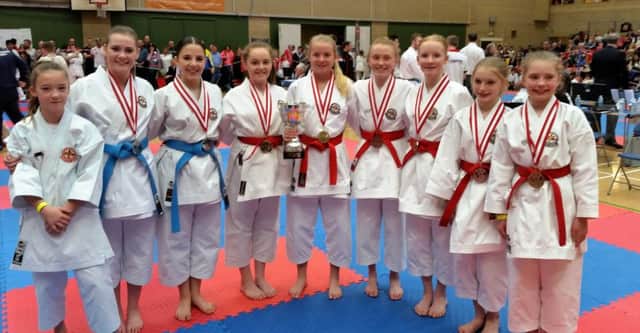 Dokan Karate Squad, who were successful at the Weston super-Mare Tournament.