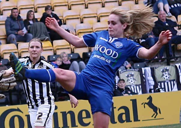 Beth Hepple scored for Durham Women in today's 2-2 draw