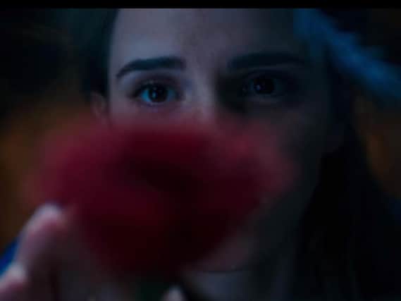 A glimpse of Emma Watson as Belle in the new Beauty and the Beast film, due for release next year.