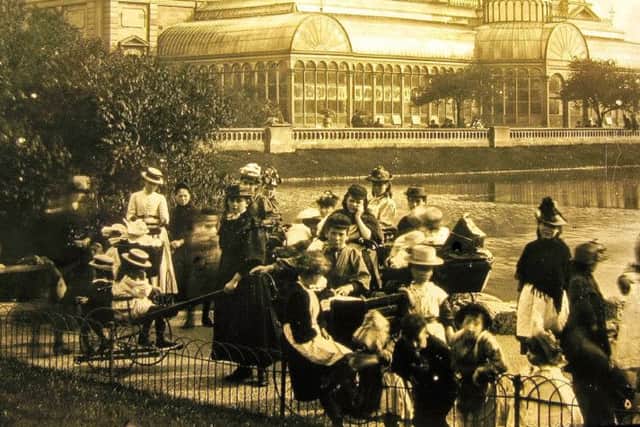 Victorian Wearsiders enjoying the park in the 1890s.