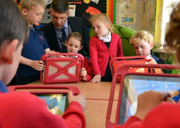 Rickleton Primary School headteacher Colin Lofthouse concerned over lack of broadband at the school