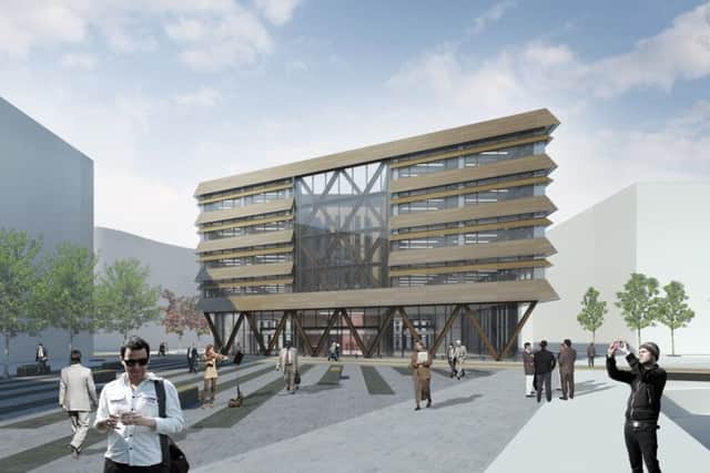 How the new office development on the former Vaux site will look.