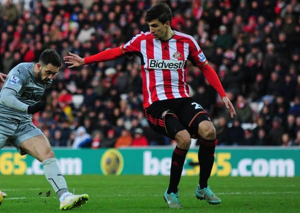 Santiago Vergini in action for Sunderland