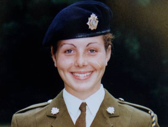 Private Cheryl James, who was one of four recruits found dead at the Deepcut Barracks in Surrey.