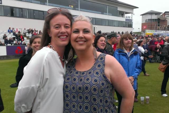 Claire May and Pat Johnson at the Simply Red gig