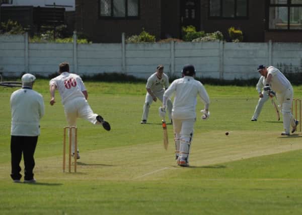 Littletown bowler Joe Dodd bowls to Silksworth batsman Eddie Wood in Saturday's Division Two clash. Picture by Tim Richardson