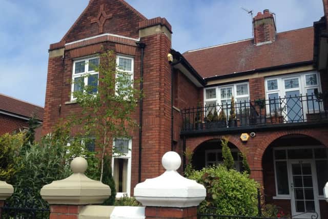 The home of Ian Snowball, on Ryhope Road, Sunderland (left).