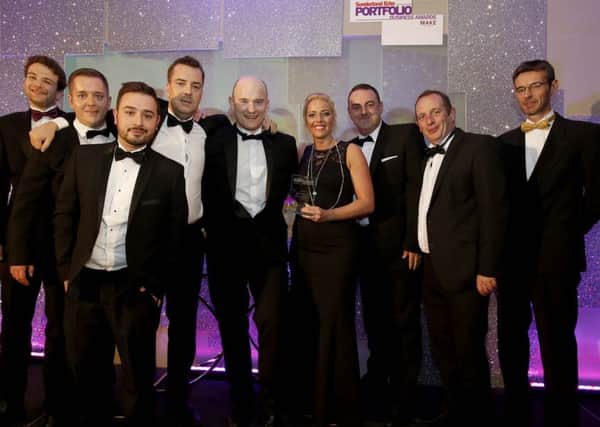 The Andrew James team at last year's awards.