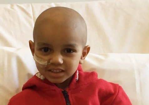 Farid Elshahawy, who is being treated for neuroblastoma, an agressive form of childhood cancer.