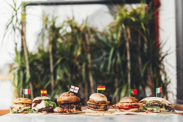 The limited edition Euro 2016 burgers