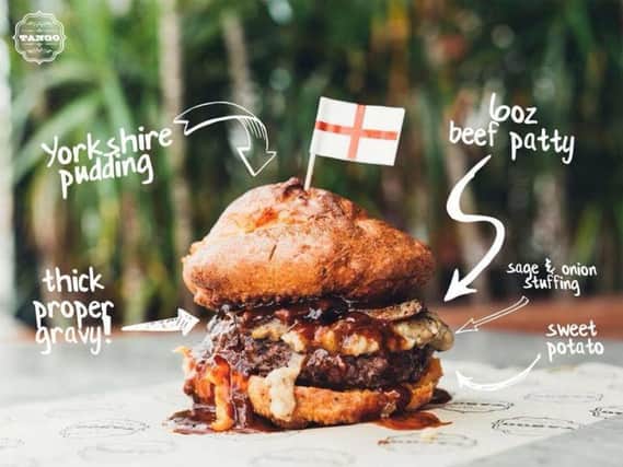 The England burger