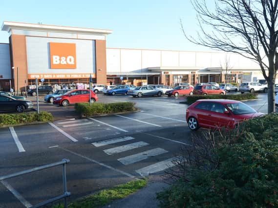 The B&Q shop in Trimdon Street before the work was carried out to create a unit for Morrisons.