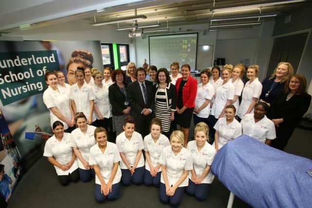 The new School of Nursing at Sunderland University.