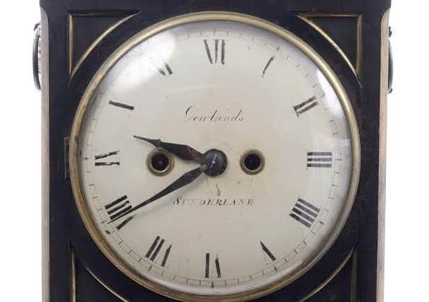 The Gowland's clock which is set to be auctioned.
