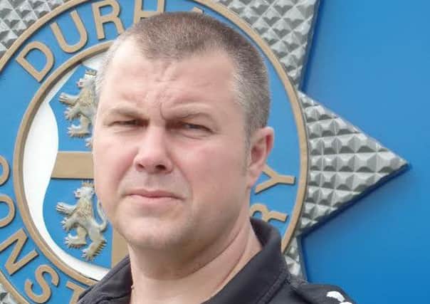 Inspector Steve Thubron of Durham Police.