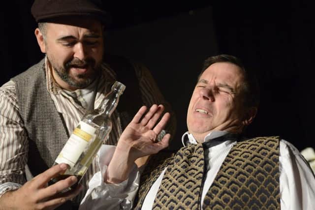 Actors Mike Yeaman who plays Barnaby and  Pip Chamberlin who plays Tam,  at the Arts Centre in Washington.
Picture by Jane Coltman