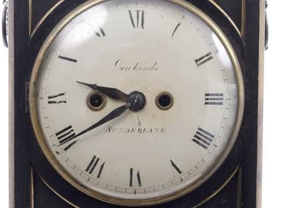 The Gowland's clock which has been auctioned