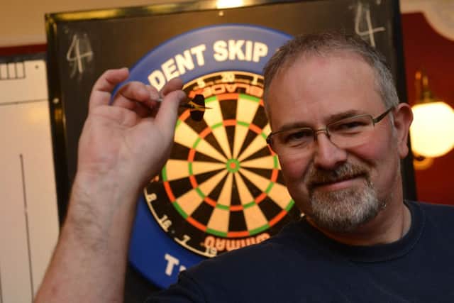 Seaham darts league. Graeme Hills