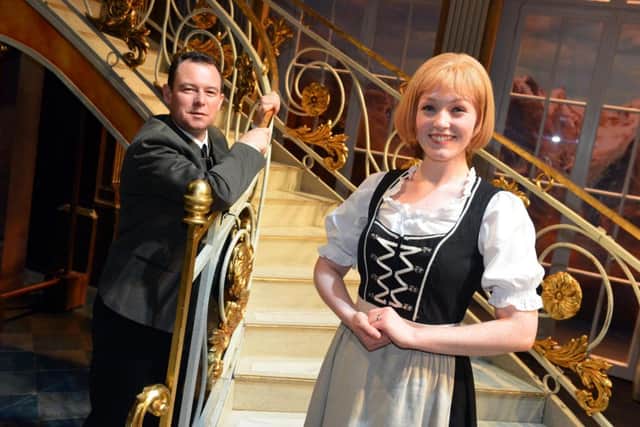 The Sound of Music at Sunderlands Empire Theatre.
Lucy O'Byrne as Maria and Andrew Lancel as Captain Von Trapp
