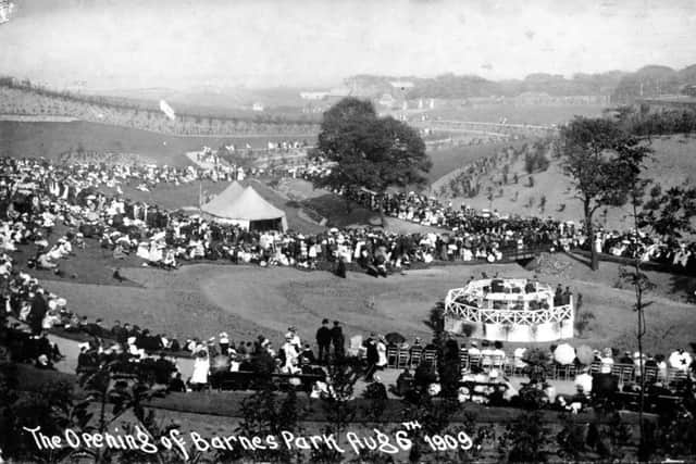 Another shot of the park's opening day in August 1909.