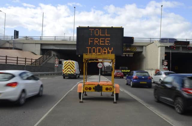 The Tyne Tunnel has seen a surge in traffic volume since lifting charges.