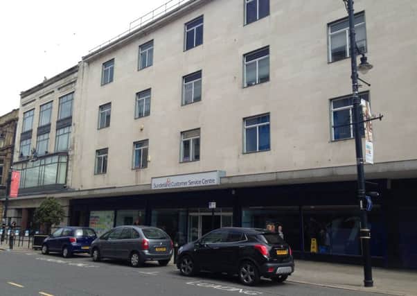 The Sunderland City Council customer service centre / Access Housing in Fawcett Street.