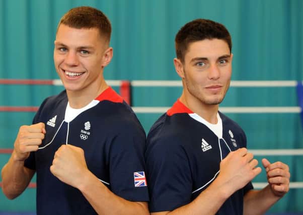 Pat McCormack (left) and Josh Kelly during the Olympics team announcement at the English Institute of Sport. Picture: Rui Vieira/PA Wire