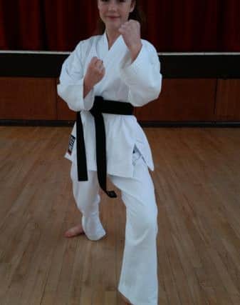 Paige Dodds, from Redby Karate Club.