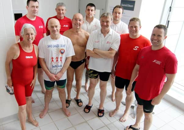 Sunderland Masters swimmers: From left: Lindy Woodrow, Jon Dean, Chris Toop, Dave Hills, Norman Stephenson, Conor Crozier, Graeme Shutt, Neil Shutt, Mark Robinson and Sean Harrion.